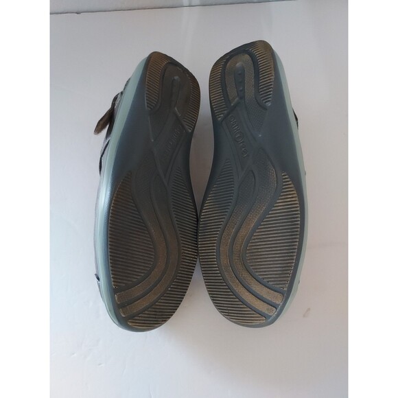 Orthofeet Verona Sandals Women's Size 9 Pewter Gray Leather Fisherman 997 - Picture 5 of 5